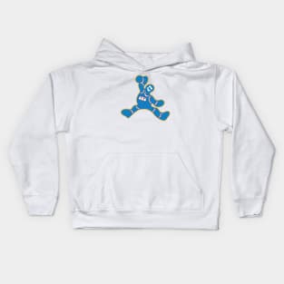 Jumping OKC Thunder Gingerbread Man Kids Hoodie